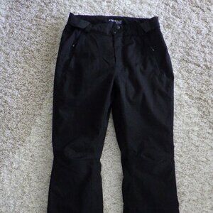 Storm Pack SunIce Fleece Lined Men's Ski/Snowboarding Pants Medium Black Pockets